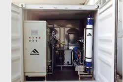 Containerized Water Purification System, Ultrafiltration (UF)